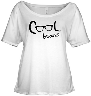 Cool Beans - Black - Bella + Canvas Women's Slouchy Tee