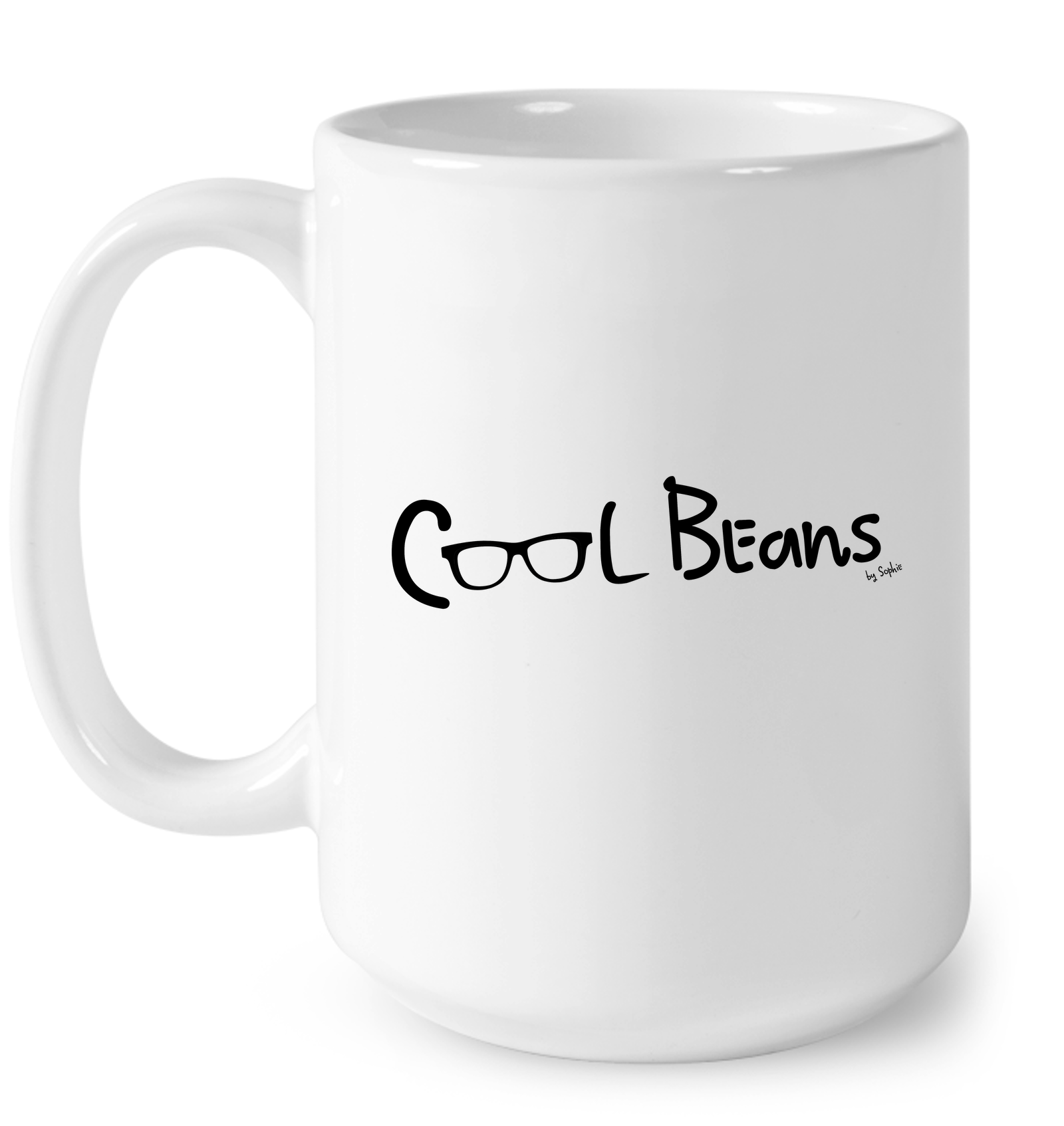 Cool beans – Black (Style2) - Ceramic Mug
