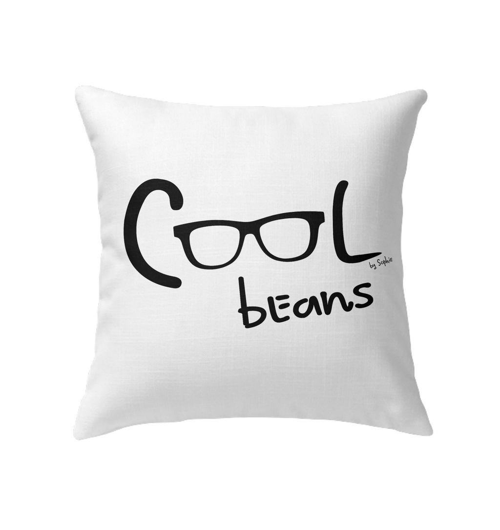 Cool beans – Black - Indoor Pillow