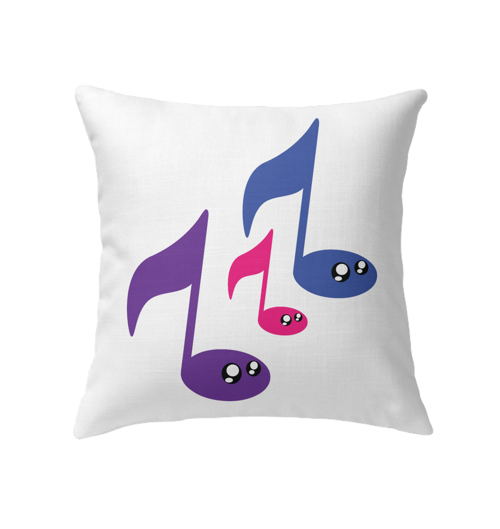 3 Note Friends - Indoor Pillow
