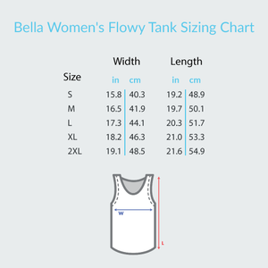 Treble Maker Robber White - Bella + Canvas Women's Flowy Racerback Tank