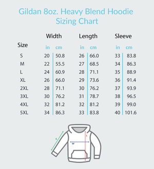 Floating Piano Keyboard - Gildan Adult Heavy Blend™ Hoodie