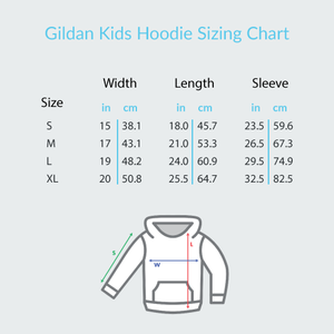 How I Feel Without Music - Gildan Youth Heavyweight Pullover Hoodie