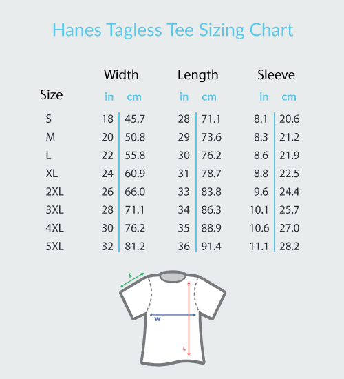 Night Note and stars - Hanes Adult Tagless® T-Shirt
