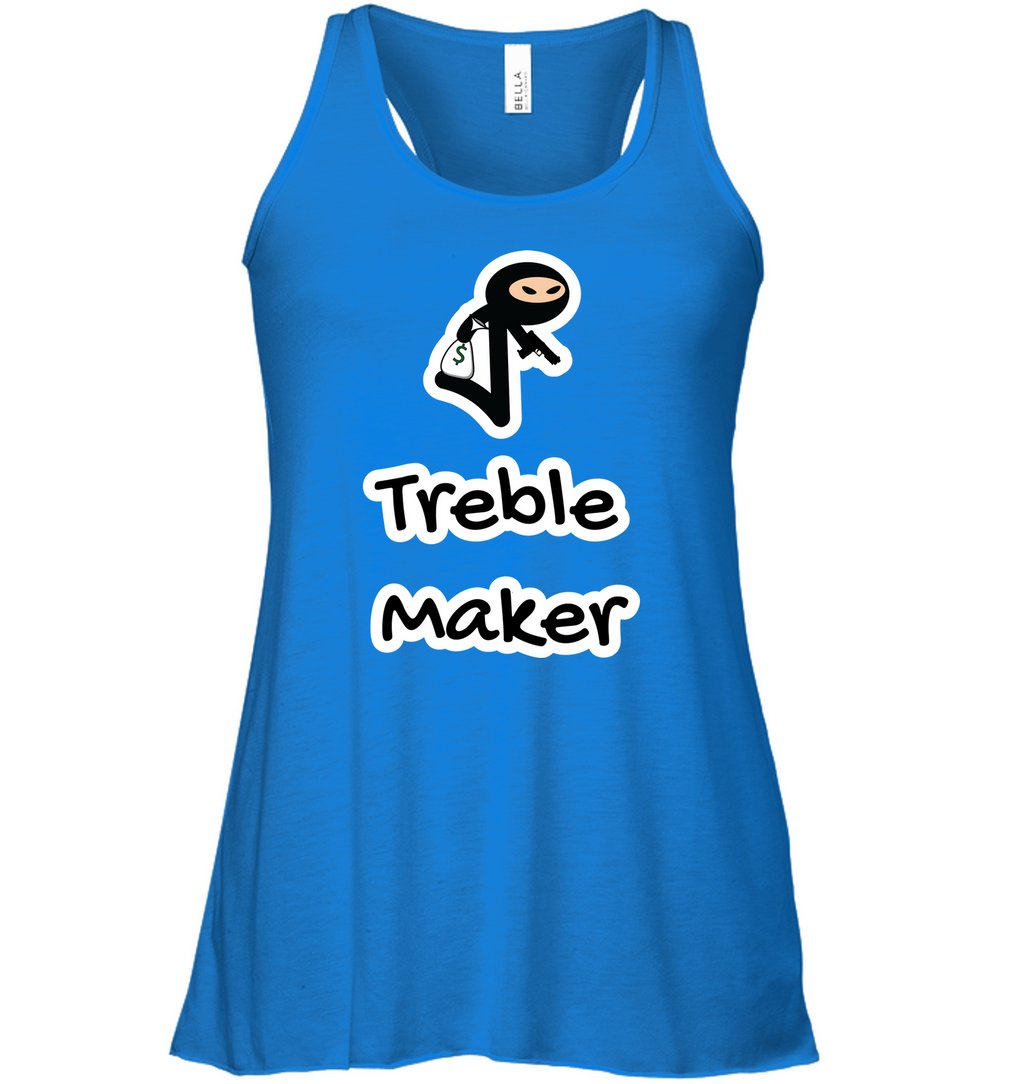 Treble Maker Robber - Bella + Canvas Women's Flowy Racerback Tank