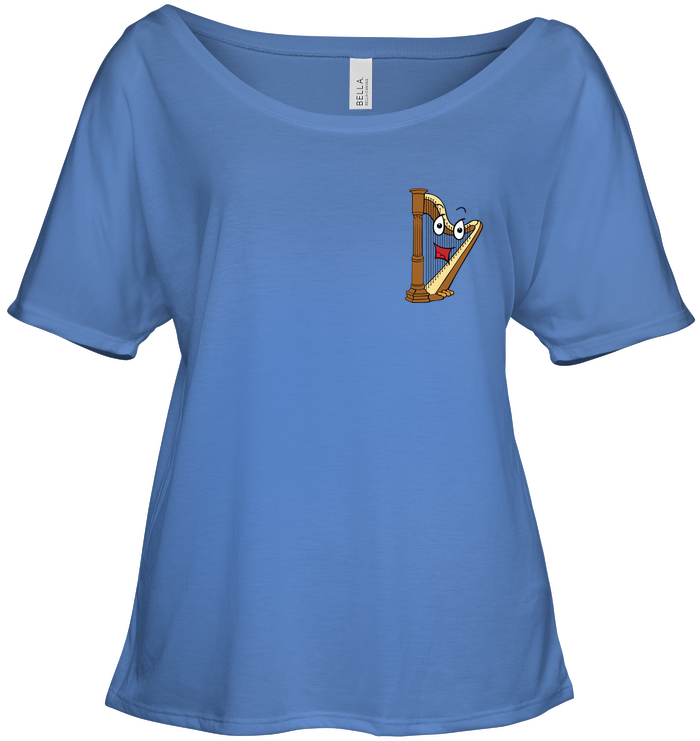 The Harp (Pocket Size) - Bella + Canvas Women's Slouchy Tee