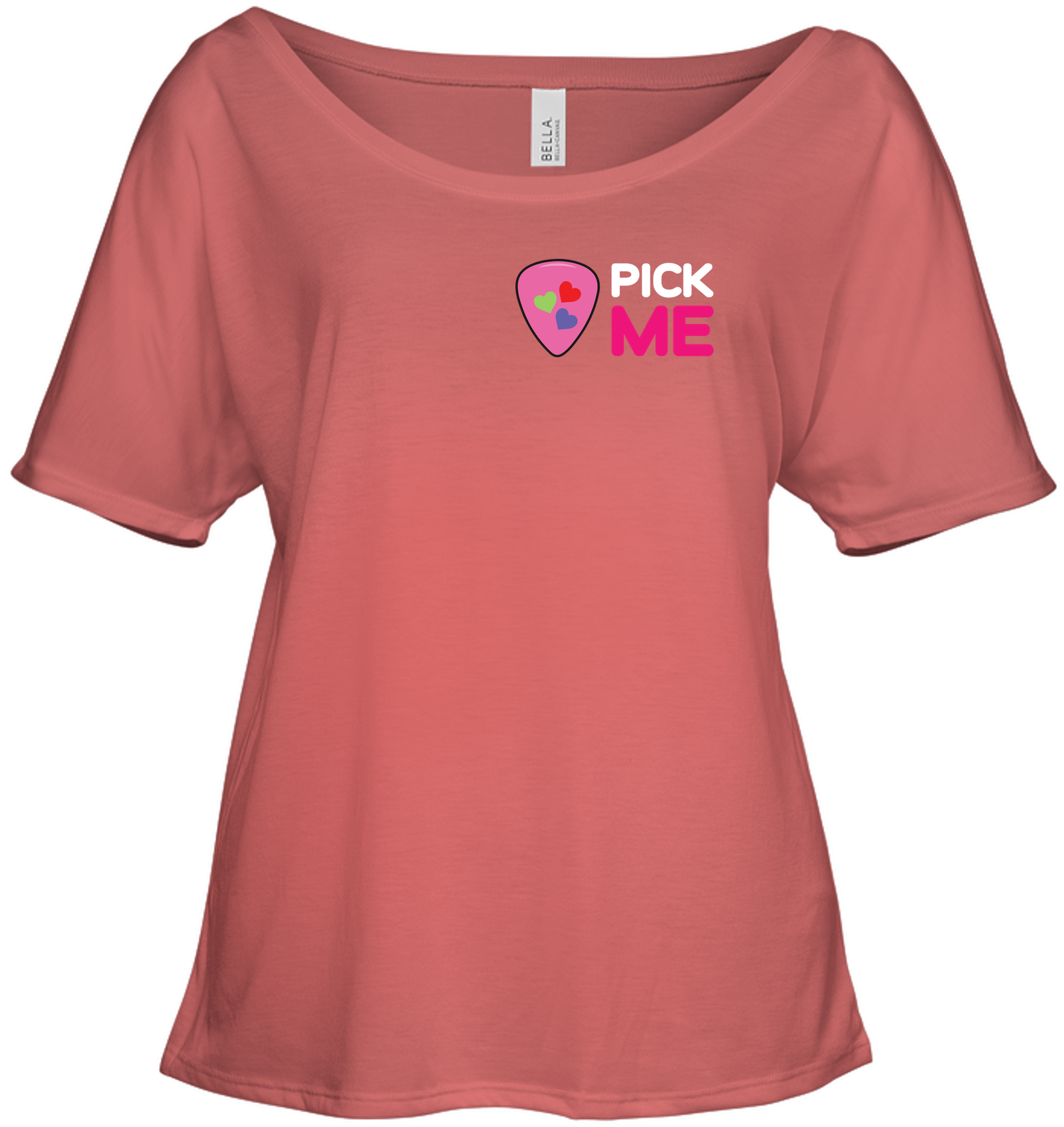 Pick Me (Pocket Size) - Bella + Canvas Women's Slouchy Tee