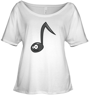 Curious Note - Bella + Canvas Women's Slouchy Tee