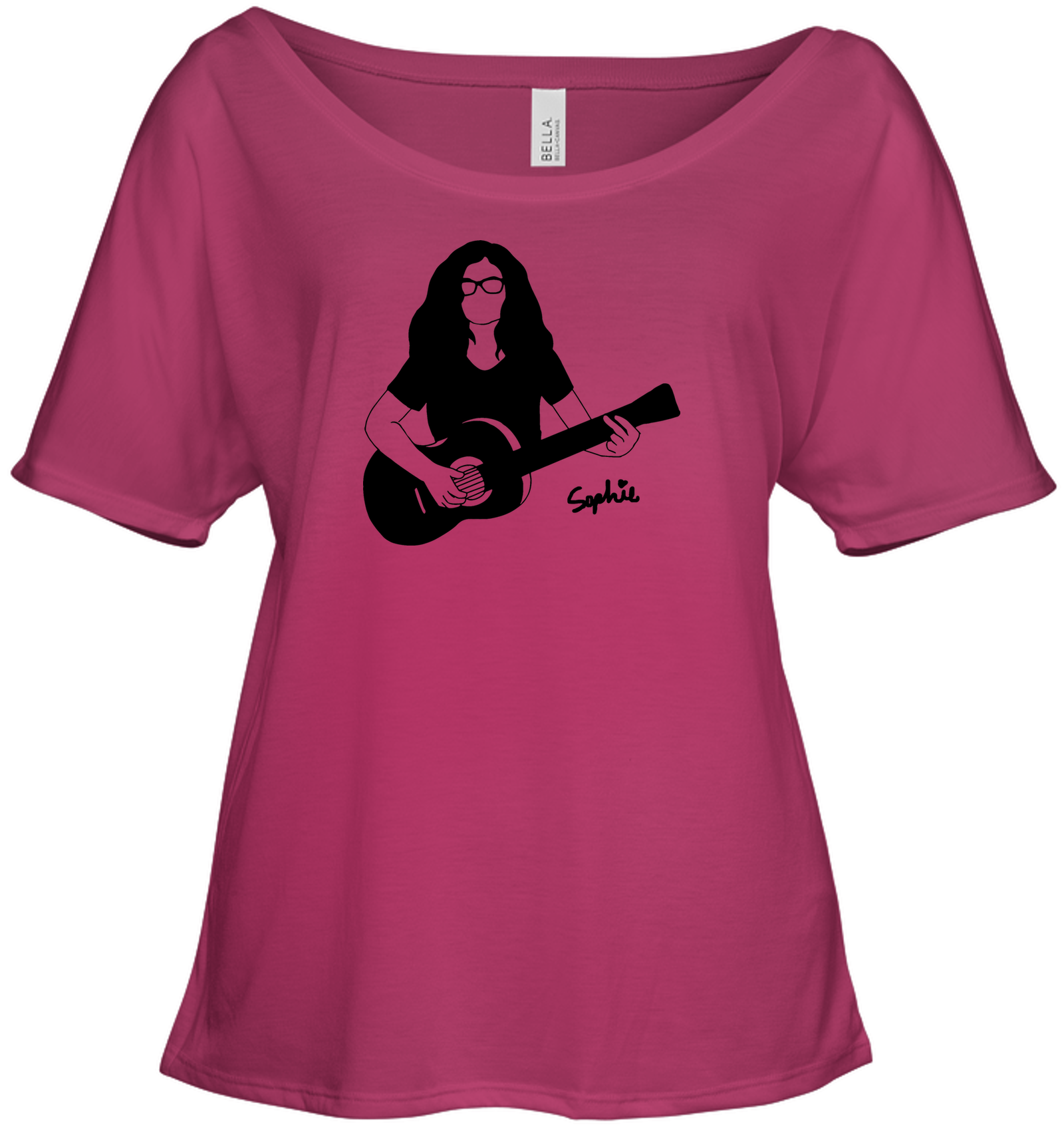 Playin My Guitar, Sophie - Bella + Canvas Women's Slouchy Tee