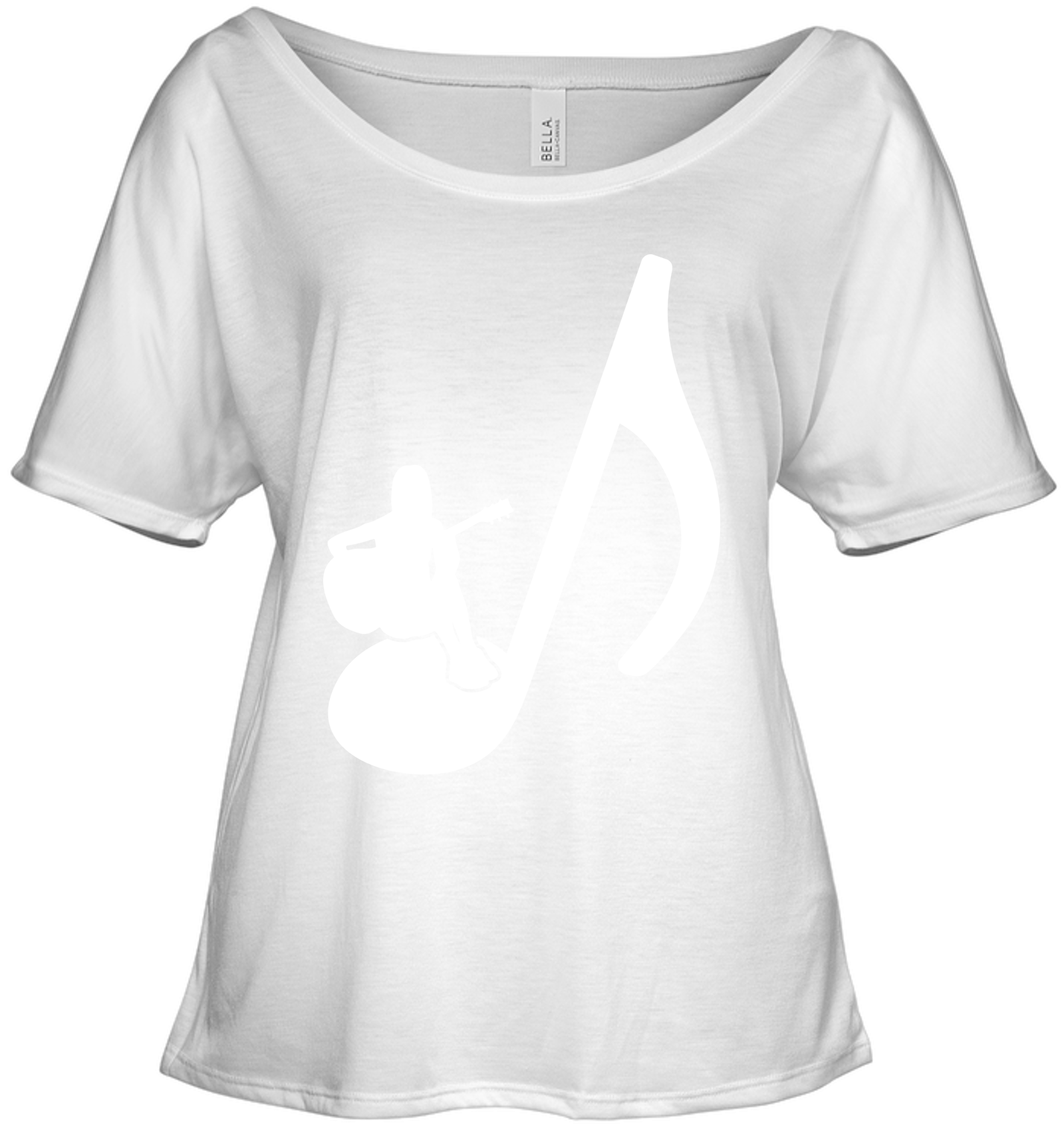 Sitting on a Note - Bella + Canvas Women's Slouchy Tee