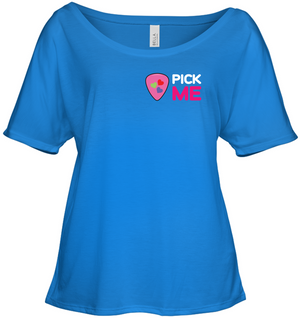 Pick Me (Pocket Size) - Bella + Canvas Women's Slouchy Tee