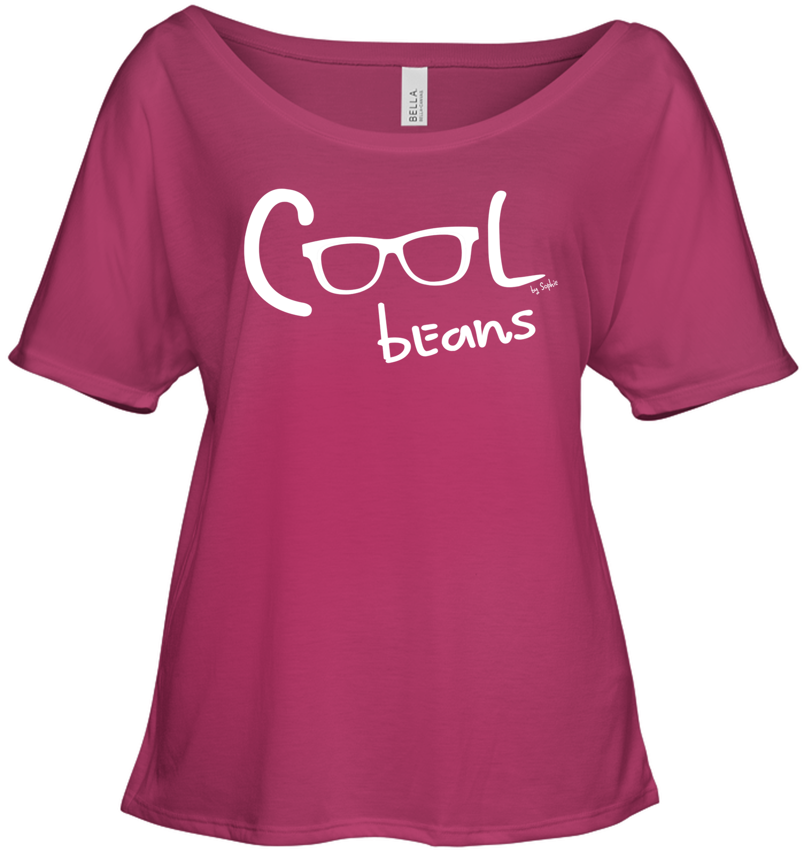 Cool Beans - White - Bella + Canvas Women's Slouchy Tee