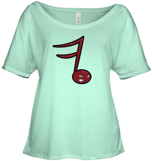 Angry Note - Bella + Canvas Women's Slouchy Tee