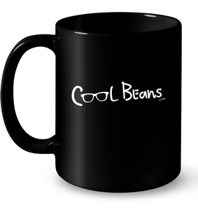 Cool beans – White (Style 2) - Ceramic Mug