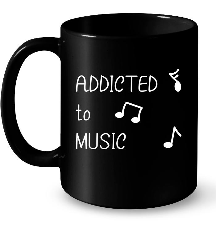 Addicted to Music - Ceramic Mug