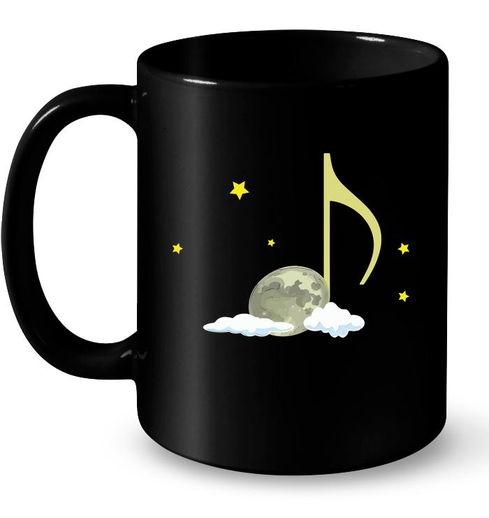 Night Note and stars- Ceramic Mug
