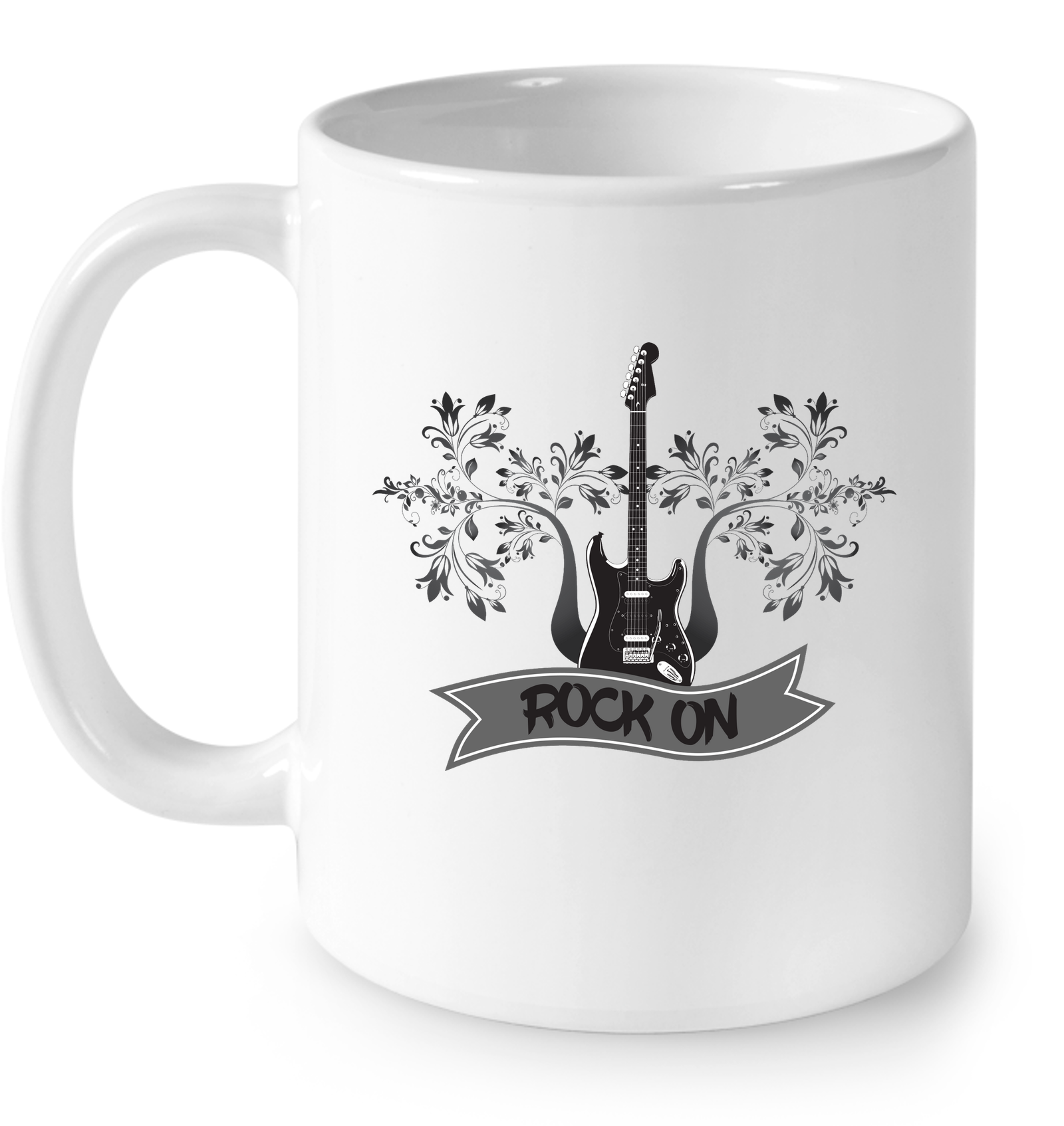 Rock On Electric Guitar - Ceramic Mug