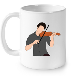Guy Playin the Violin - Ceramic Mug
