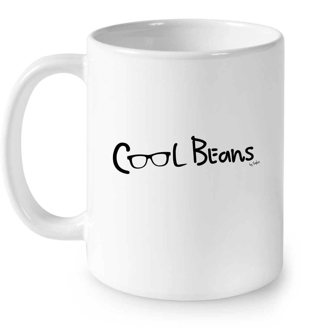 Cool beans – Black (Style2) - Ceramic Mug