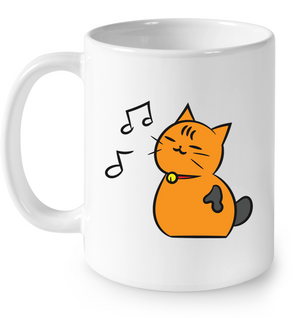 Singing Kitty - Ceramic Mug