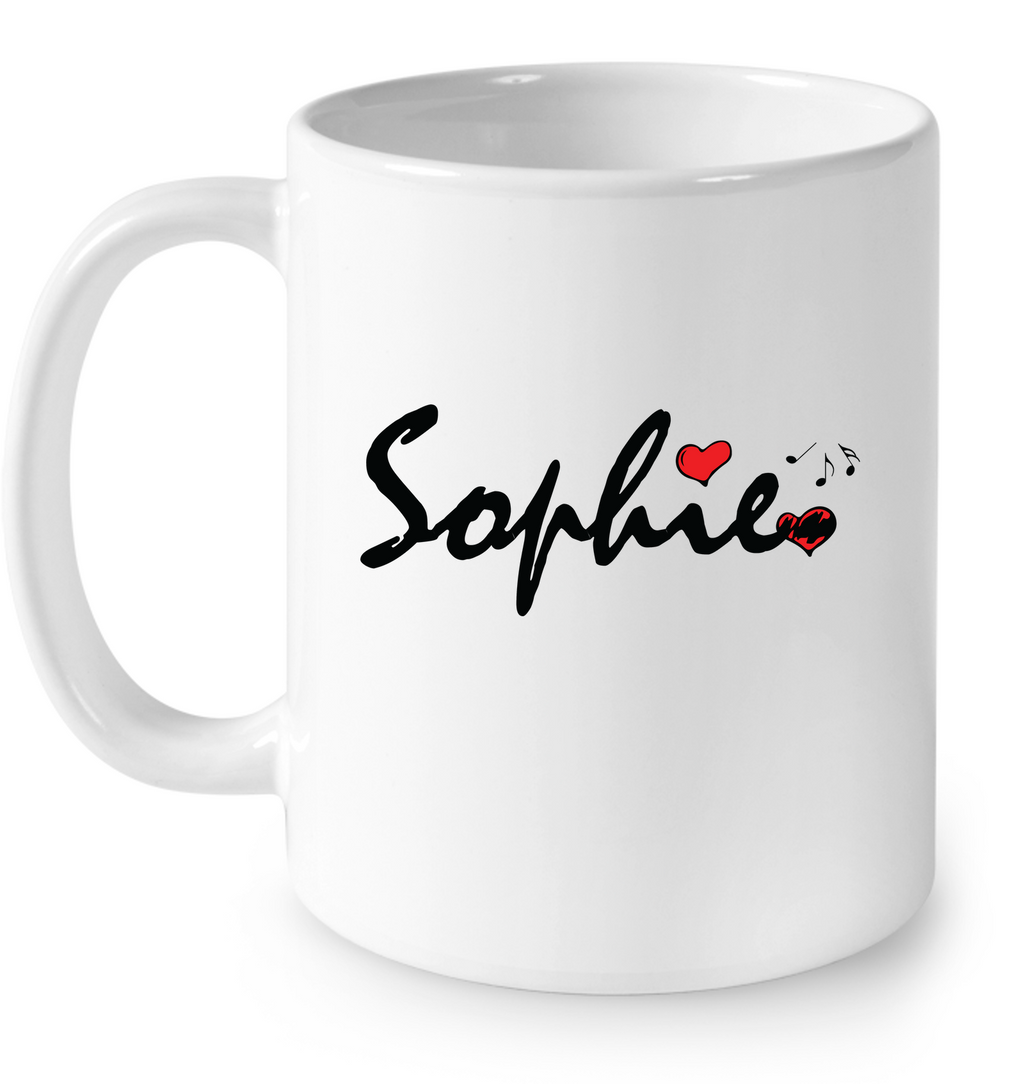 Sophie Loves Music - Ceramic Mug