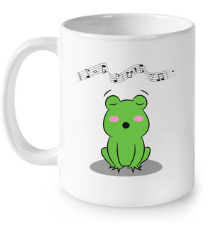 Singing Frog - Ceramic Mug