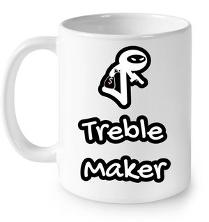 Treble Maker Robber White - Ceramic Mug