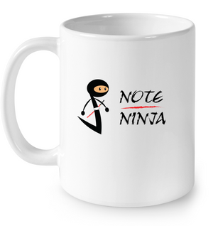 Musical Note Ninja - Ceramic Mug