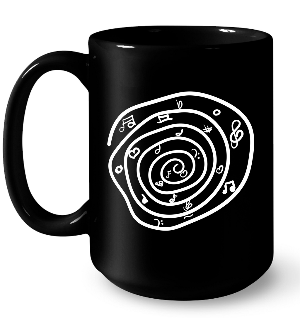 Notes in a Swirl - Ceramic Mug