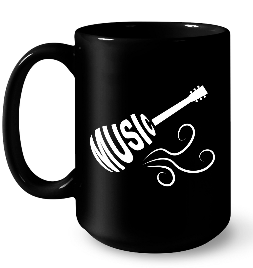 Guitar Breeze White - Ceramic Mug