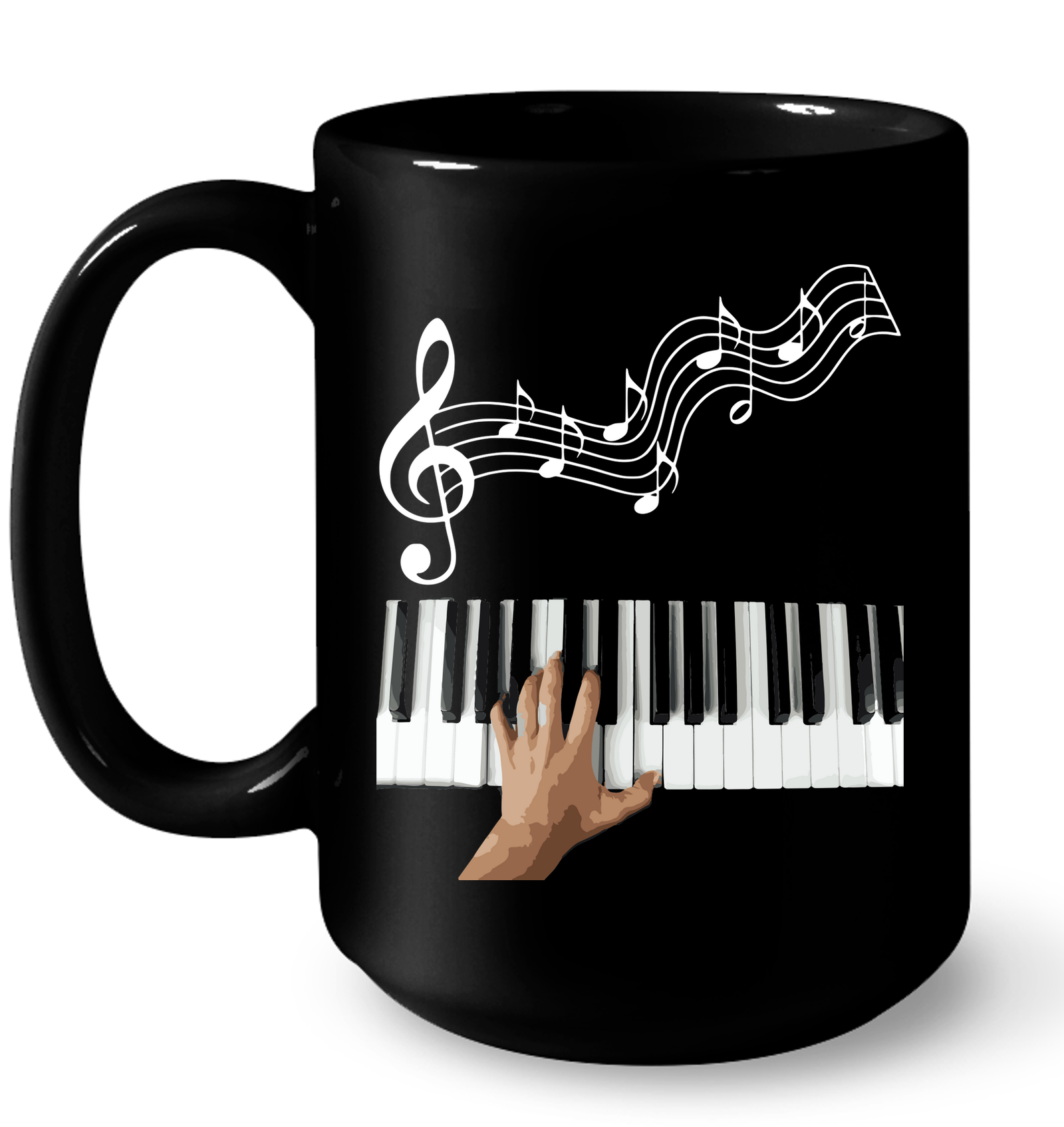 Playin the Keyboard  - Ceramic Mug