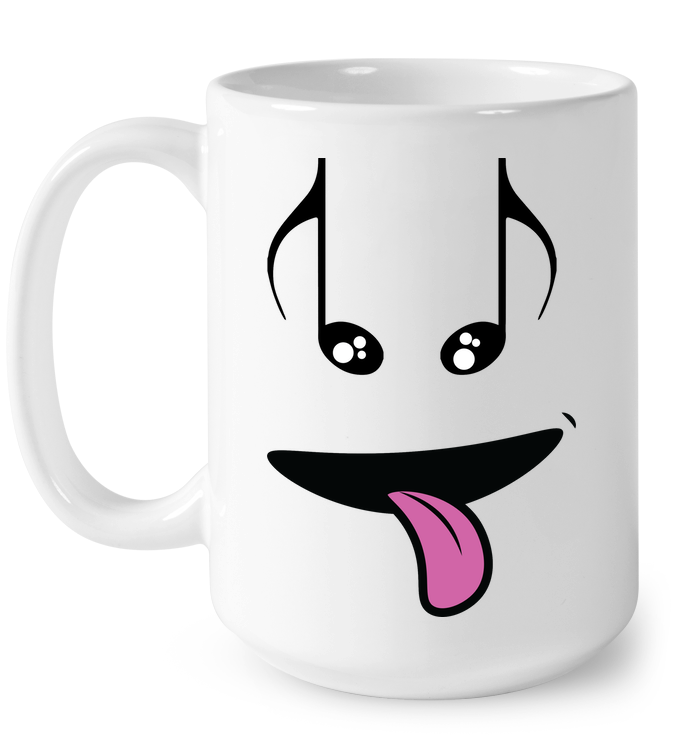 Silly Note Face - Ceramic Mug