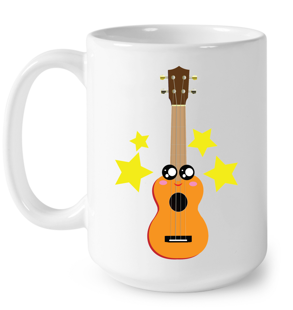 Cute Guitar - Ceramic Mug