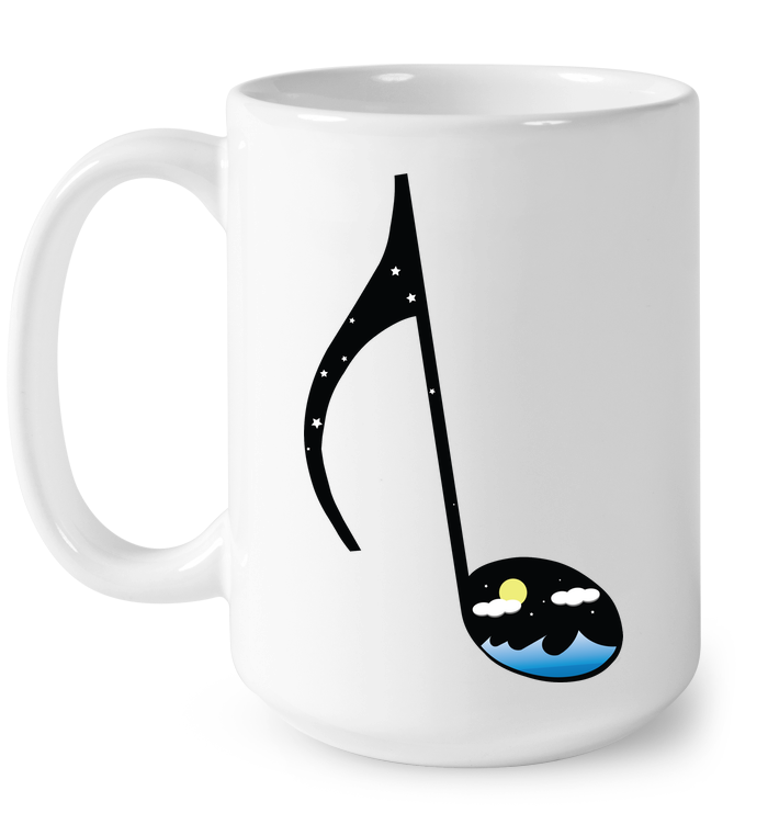 Night Seas Note - Ceramic Mug