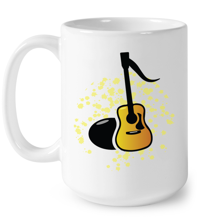 Acoustic Guitar Note - Ceramic Mug