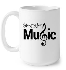 Hungry for Music - Ceramic Mug