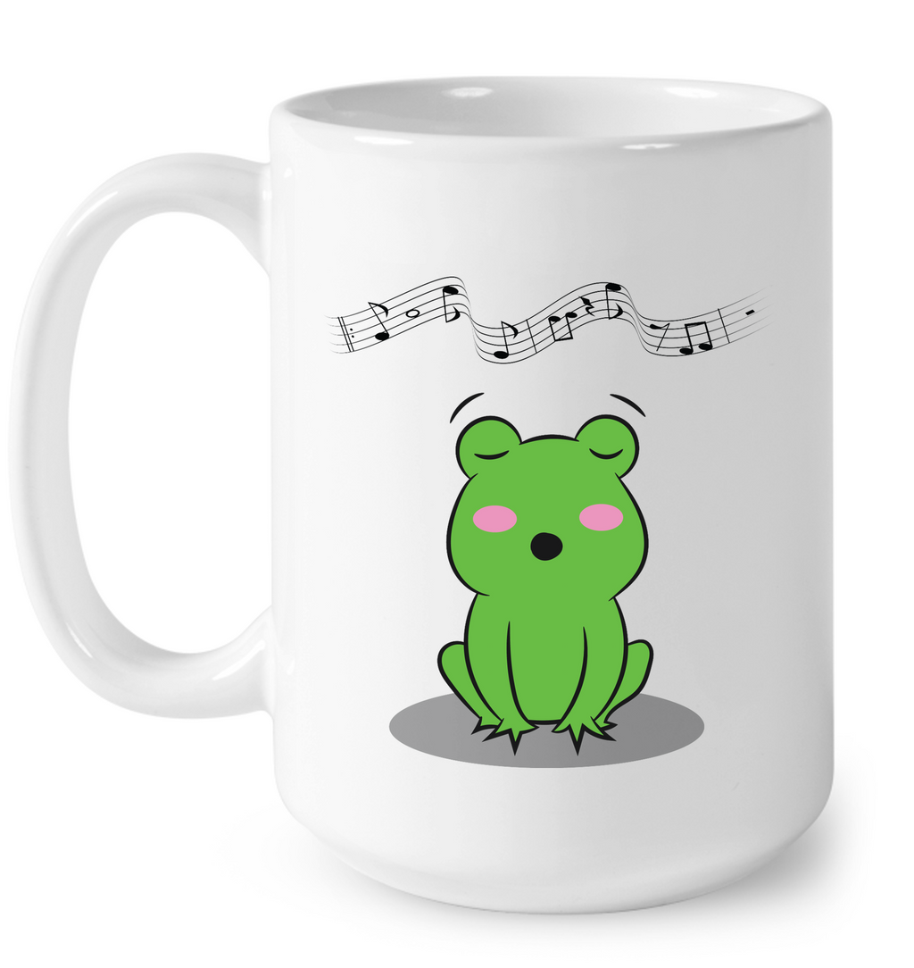 Singing Frog - Ceramic Mug