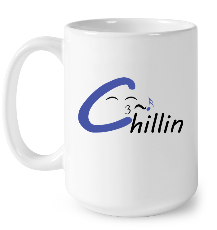 Chillin enjoying music - Ceramic Mug