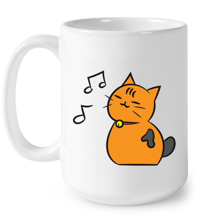Singing Kitty - Ceramic Mug