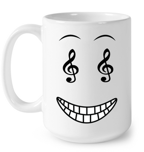Happy Treble Face - Ceramic Mug