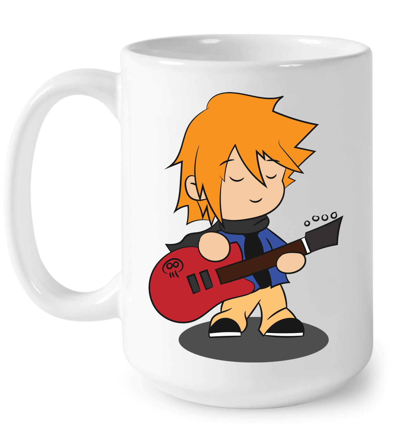 Boy with Guitar - Ceramic Mug