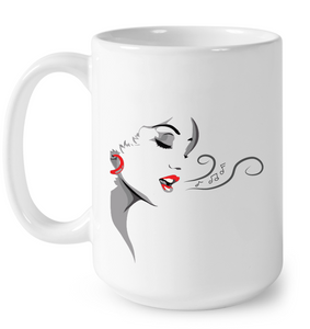 Woman Singing a Tune - Ceramic Mug