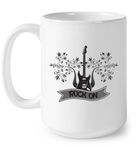 Rock On Electric Guitar - Ceramic Mug