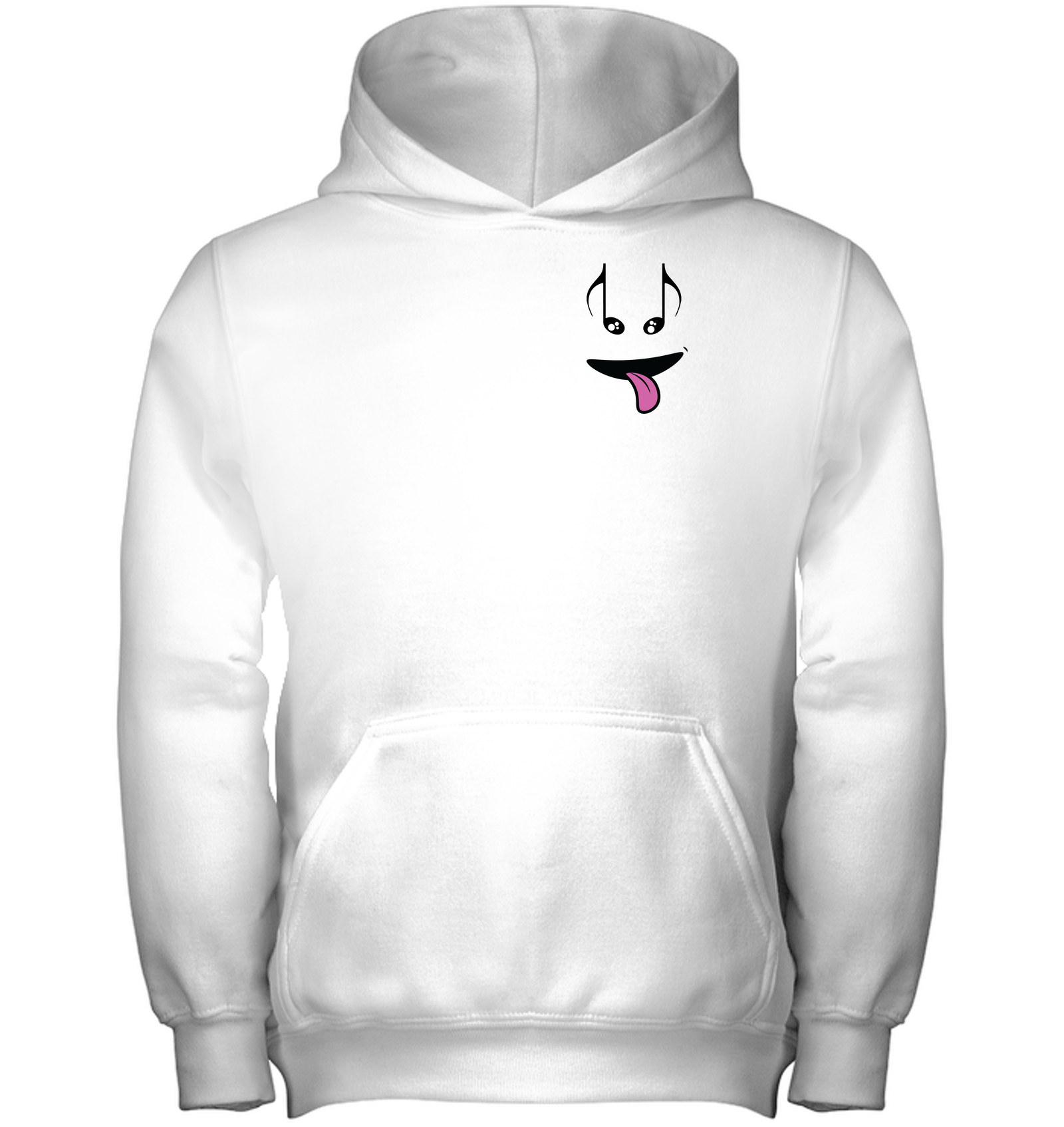 Silly Note Face (Pocket Size) - Gildan Youth Heavyweight Pullover Hoodie