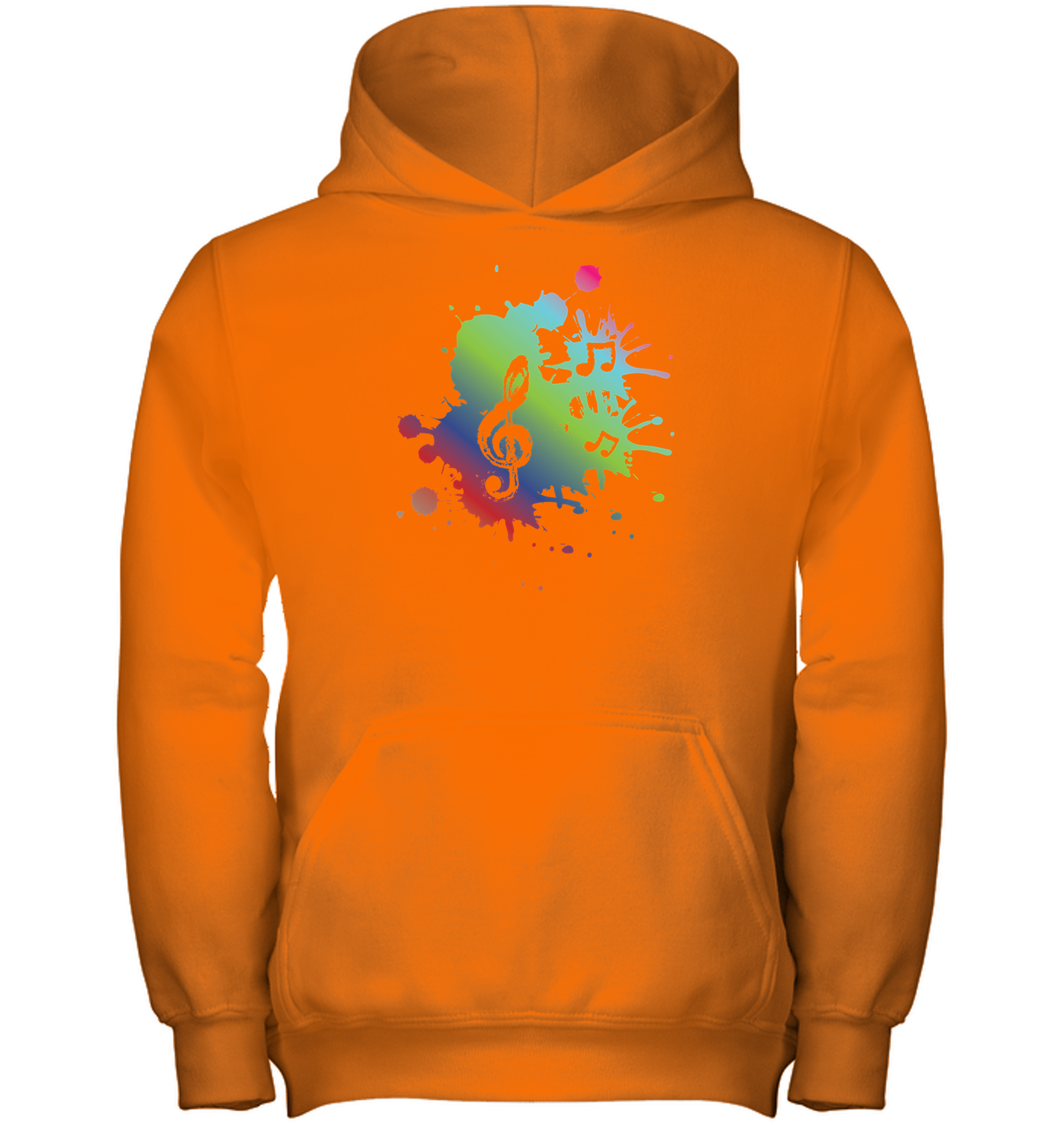 A Colorful Splash of Music - Gildan Youth Heavyweight Pullover Hoodie