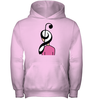 Musical Hairstyle - Gildan Youth Heavyweight Pullover Hoodie