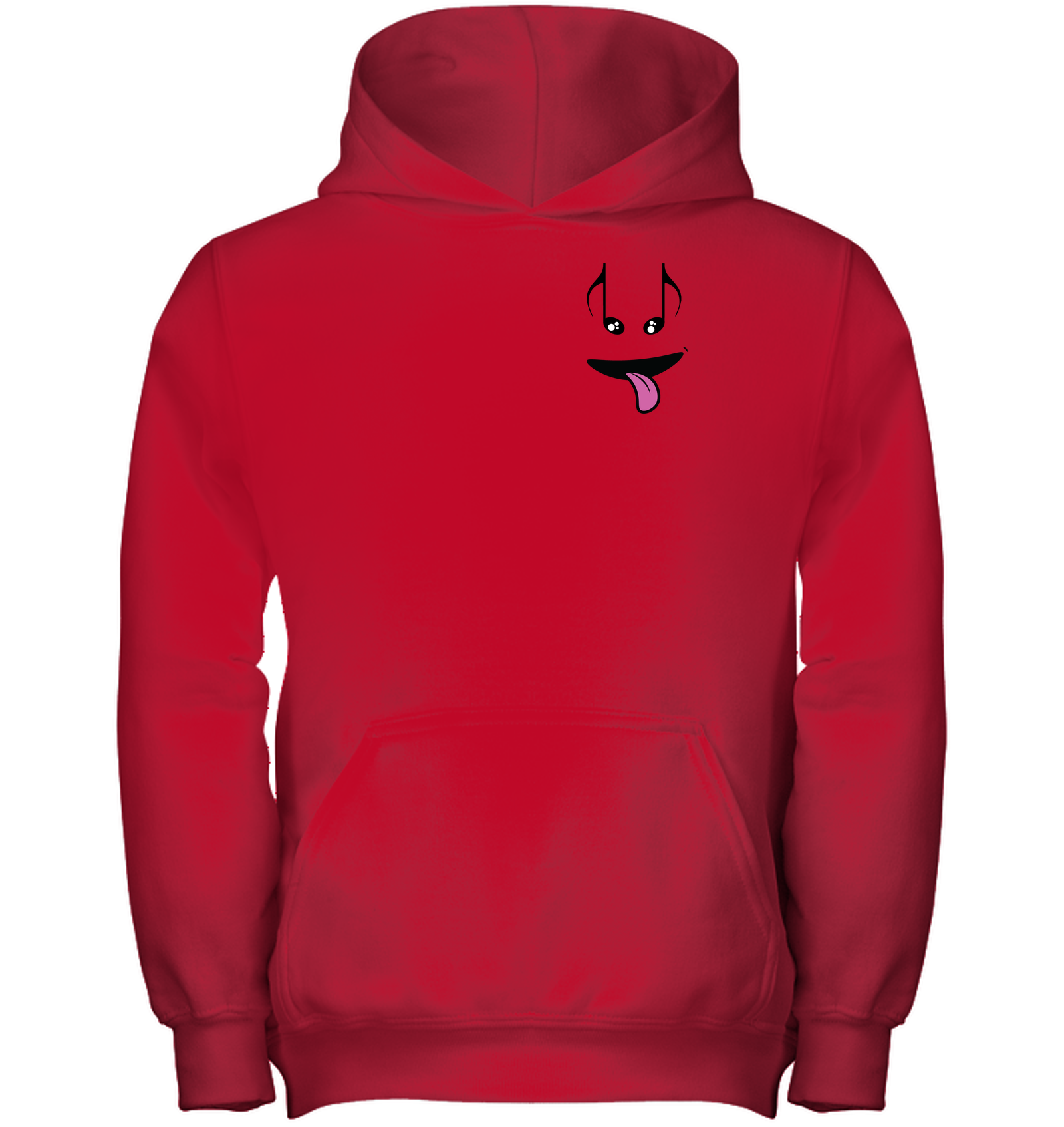 Silly Note Face (Pocket Size) - Gildan Youth Heavyweight Pullover Hoodie
