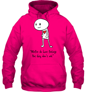 Misfits do have Feelings but they don't ask - Gildan Adult Heavy Blend™ Hoodie