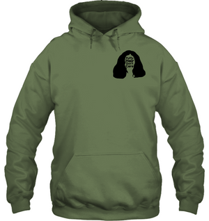 Puffy Hair Don't Care, Sophie (Pocket Size) - Gildan Adult Heavy Blend™ Hoodie