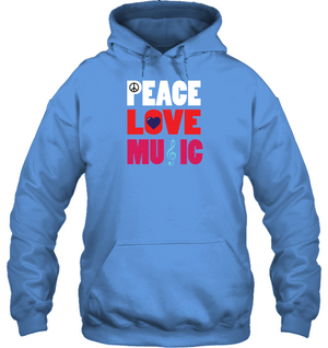 Peace Love Music - Gildan Adult Heavy Blend™ Hoodie